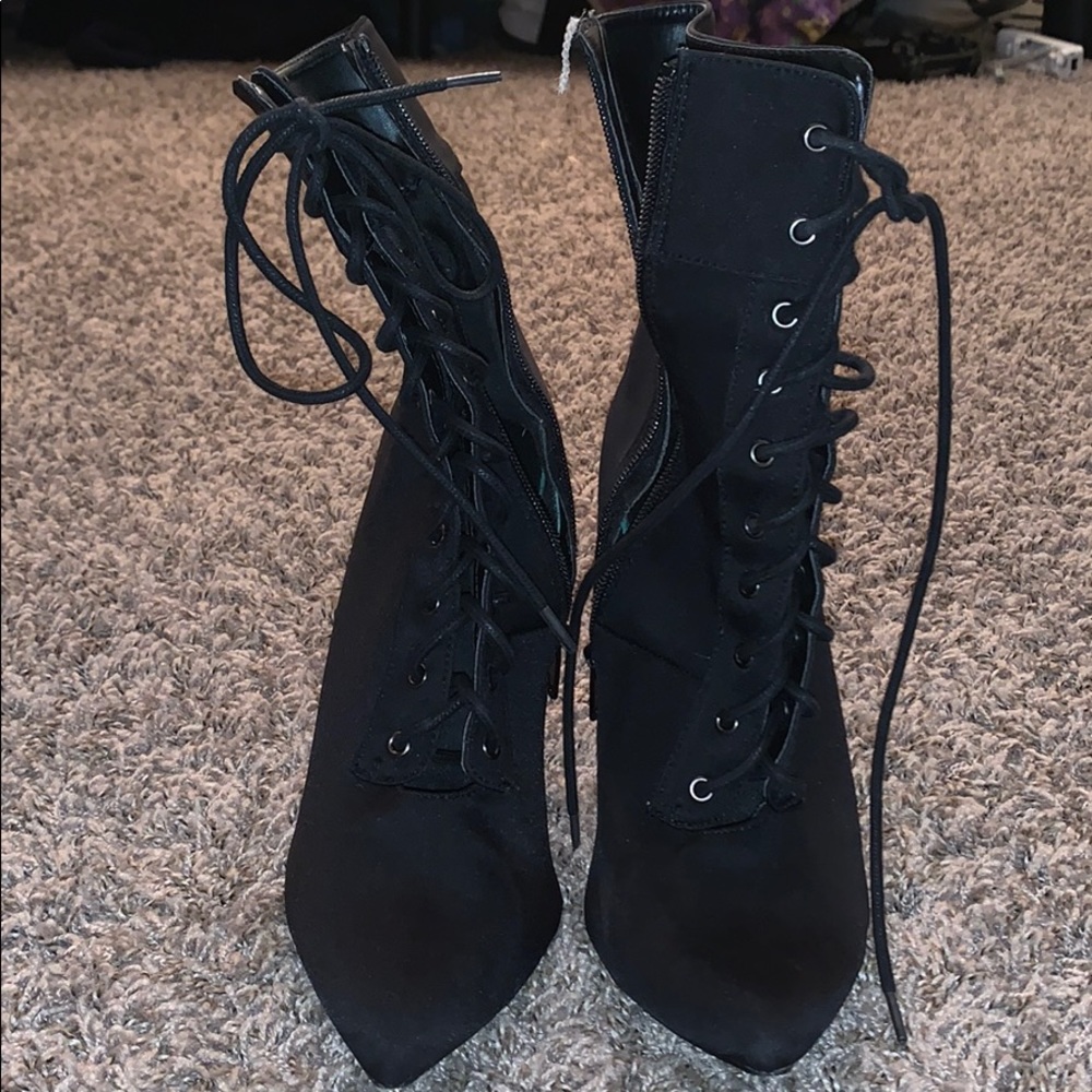 Black heels